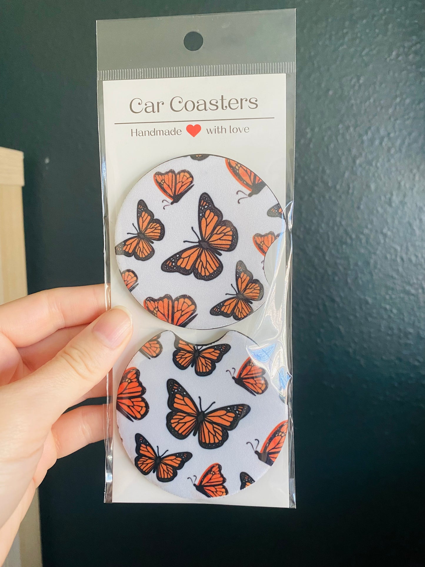 Monarch Butterfly Car Coaster