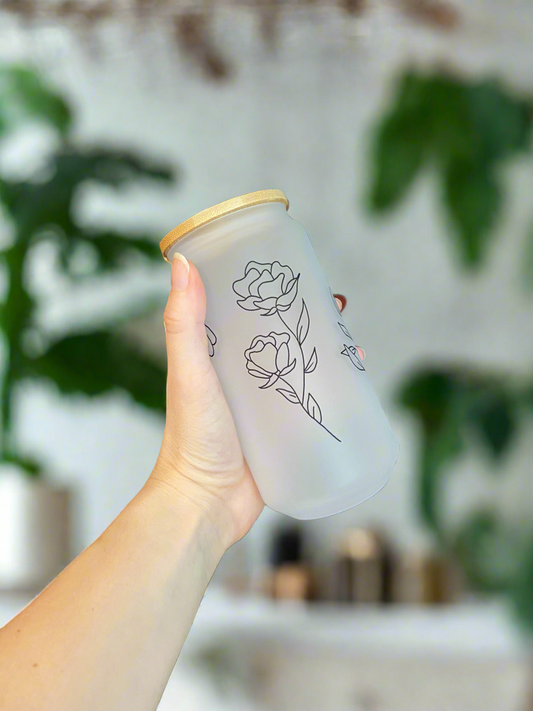 Line Drawn Flower Cup